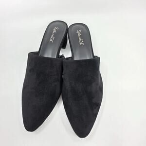Splendid Women's Laylai Slide Mules,Black,Size 9